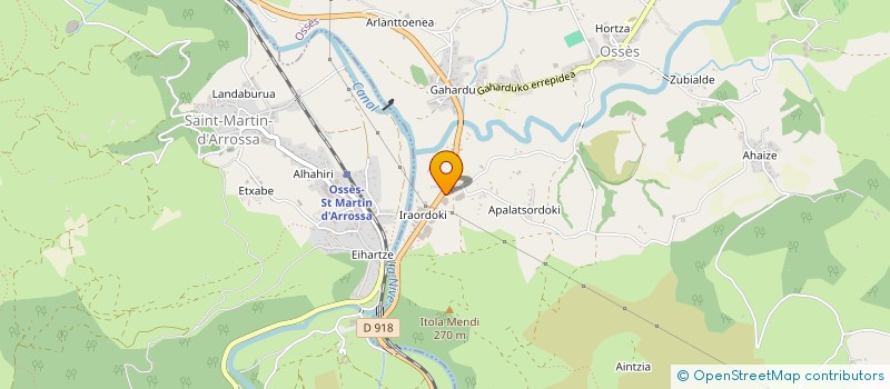 localisation de l'entreprise BIAK à OSSES