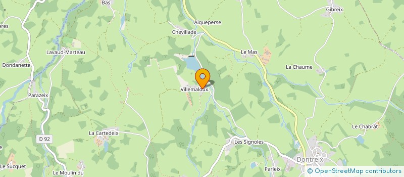 localisation de l'entreprise BIALOUX RAID TEAM à DONTREIX