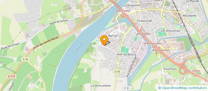 localisation de l'entreprise BIAMARKETING à ARLES