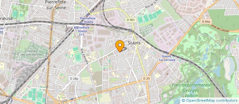 localisation de l'entreprise BIANCA AUTOS à STAINS