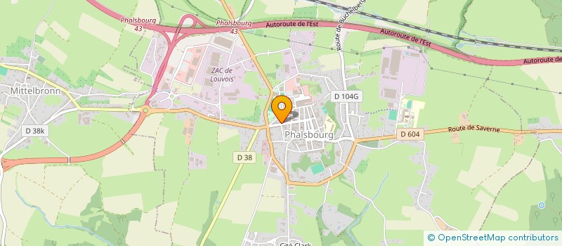 localisation de l'entreprise BIANCA BEAUTE à PHALSBOURG