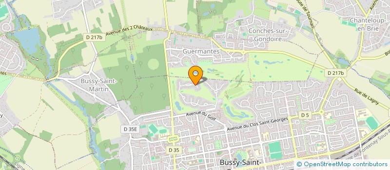 localisation de l'entreprise BIANCA MARIA  BUSSY-SAINT-GEORGES