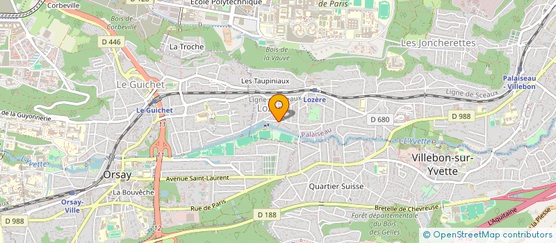 localisation de l'entreprise BIANCA NERU - GWENN HA DO à PALAISEAU