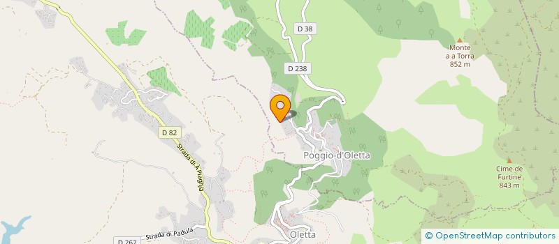 localisation de l'entreprise BIANCAGHJA à POGGIO D'OLETTA