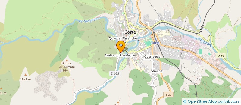 localisation de l'entreprise BIANCARDINI FRERES à CORTE