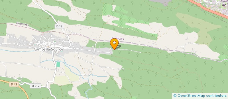 localisation de l'entreprise BIANCHI FAMILY  CAMPS-LA-SOURCE