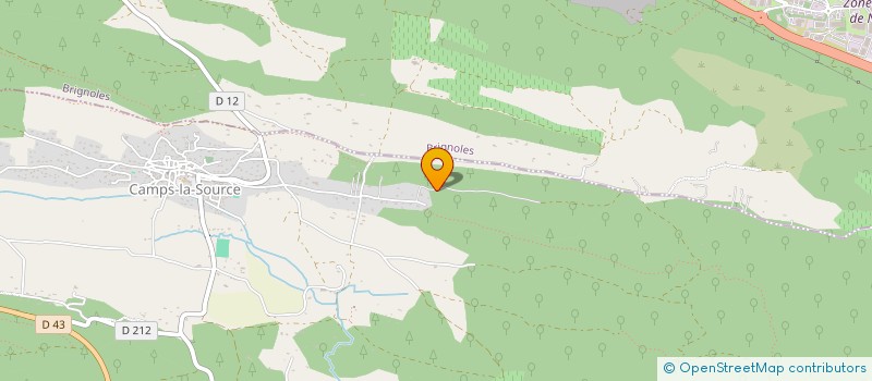 localisation de l'entreprise BIANCHI-LAGORCE EVENTS  CAMPS-LA-SOURCE