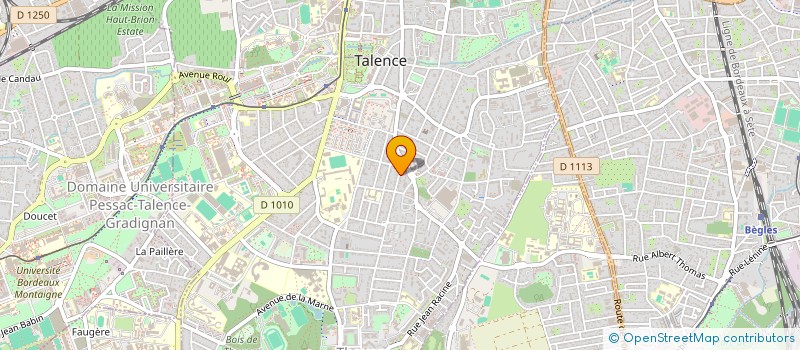 localisation de l'entreprise BIANCHIN  TALENCE