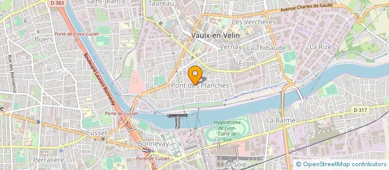 localisation de l'entreprise BIANCHINI FERIER à VAULX-EN-VELIN