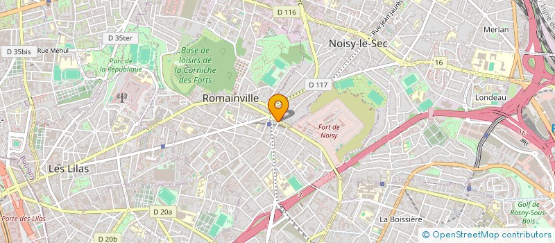 localisation de l'entreprise BIANCO CHAPATI à ROMAINVILLE