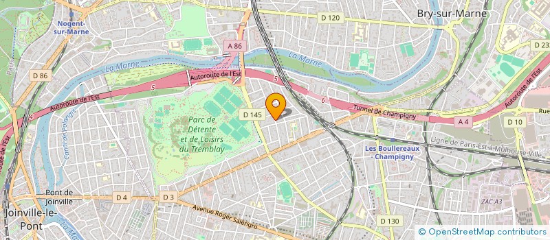 localisation de l'entreprise BIANCO MIMOSA  CHAMPIGNY-SUR-MARNE