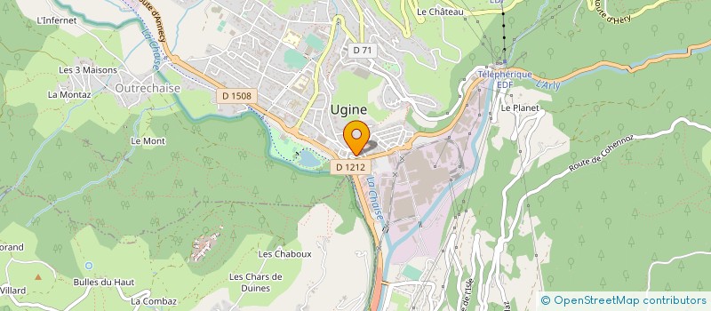 localisation de l'entreprise BIANCO SPORTS à UGINE