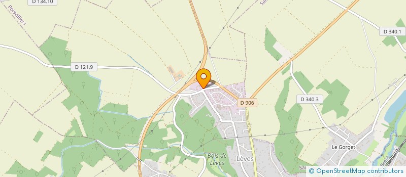 localisation de l'entreprise BIANCONI & JEANNESSON à LEVES
