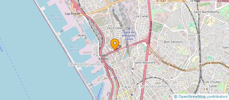 localisation de l'entreprise BIANCOTTO GAY à MARSEILLE