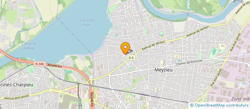 localisation de l'entreprise BIANFALDES  MEYZIEU