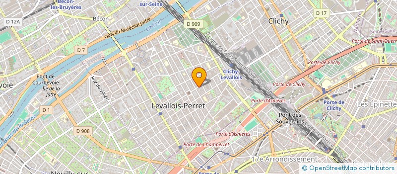 localisation de l'entreprise BIANNA à LEVALLOIS-PERRET