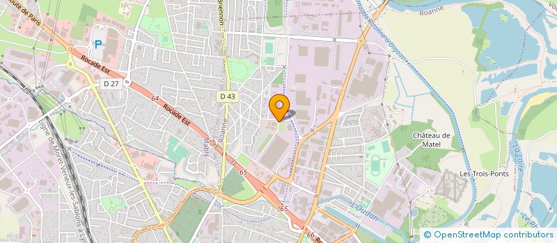 localisation de l'entreprise BIANXCEL à ROANNE