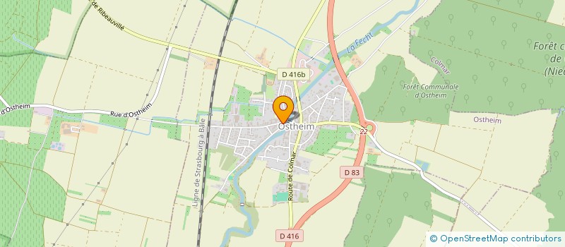 localisation de l'entreprise BIAPARO  OSTHEIM