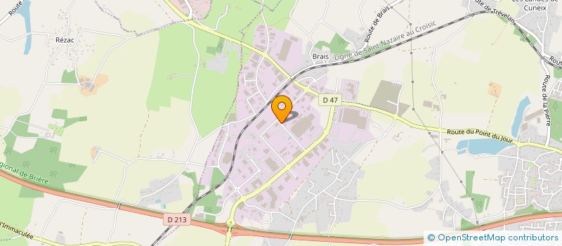 localisation de l'entreprise BIARD ADMH à TRIGNAC
