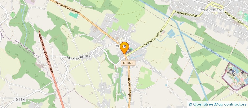 localisation de l'entreprise BIARD BOISSONS  LES AVENIERES VEYRINS-THUELLIN