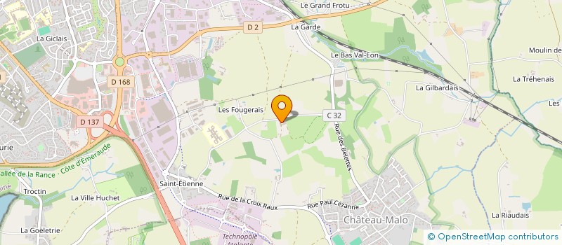 localisation de l'entreprise BIARD GUERIN  SAINT-MALO