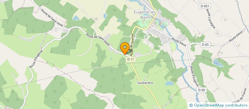 localisation de l'entreprise BIARNES CAPON à EUGENIE-LES-BAINS