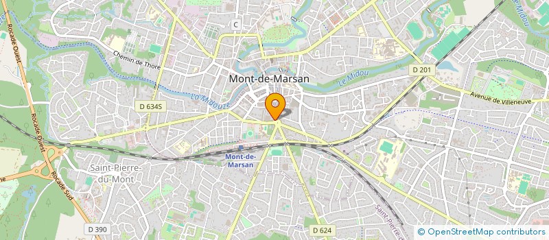 localisation de l'entreprise BIARRITZ-AGUILERA  MONT-DE-MARSAN