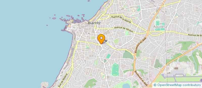 localisation de l'entreprise BIARRITZ ANIMATION à BIARRITZ