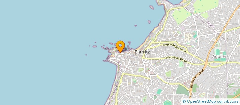 localisation de l'entreprise BIARRITZ AQUATIQUE SQUAPHANDRE CLUB à BIARRITZ