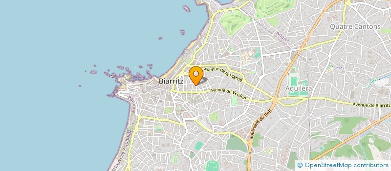 localisation de l'entreprise BIARRITZ BEAURIVAGE à BIARRITZ