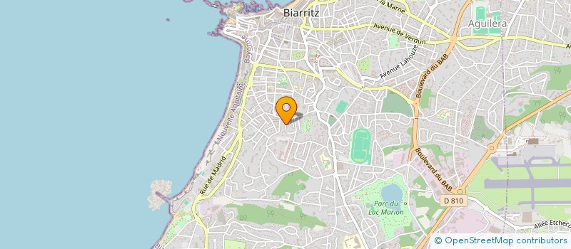 localisation de l'entreprise BIARRITZ-CHASSE-OCEAN à BIARRITZ