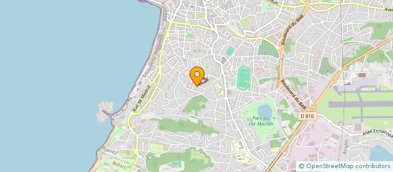 localisation de l'entreprise BIARRITZ DISTRICT DANSE STUDIO à BIARRITZ