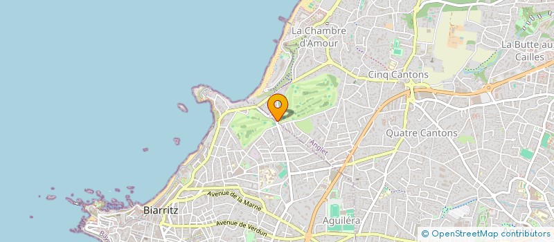localisation de l'entreprise BIARRITZ GOLF TRANSACTIONS à ANGLET