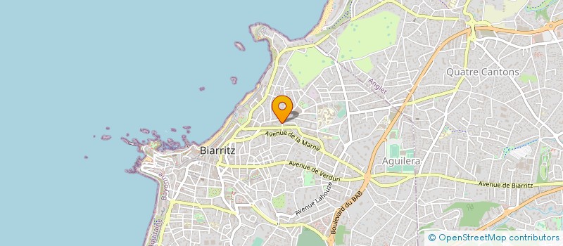 localisation de l'entreprise BIARRITZ GRAND TOURING à BIARRITZ