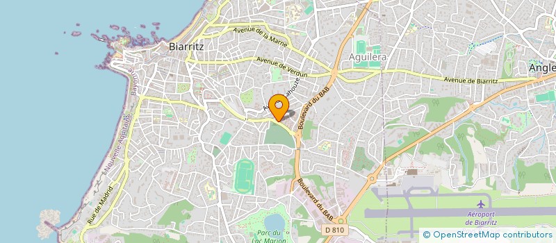 localisation de l'entreprise BIARRITZ GYMNASTIQUE CLUB à BIARRITZ