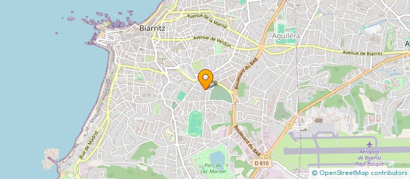 localisation de l'entreprise BIARRITZ LANGUAGE COURSES INSTITUTE  BIARRITZ