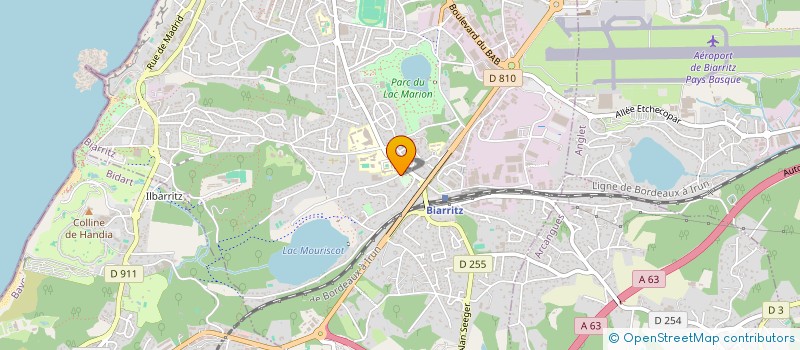 localisation de l'entreprise BIARRITZ SPORTS EVASION  BIARRITZ