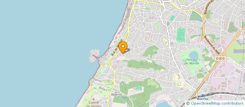 localisation de l'entreprise BIARRITZ SURF APPARTEMENTS  BIARRITZ