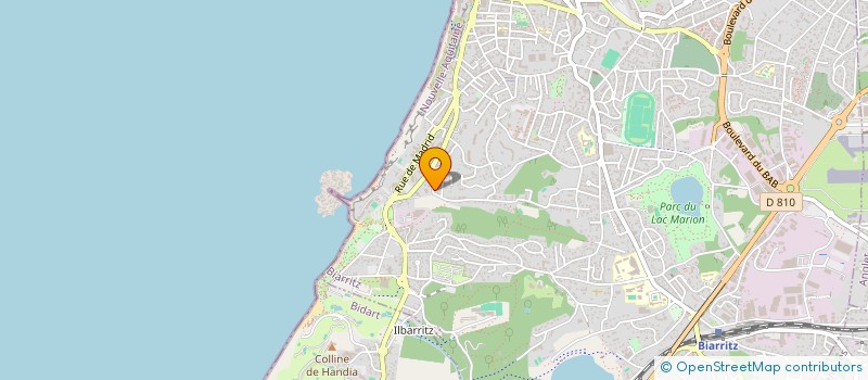 localisation de l'entreprise BIARRITZ SURF TRAINING  BIARRITZ