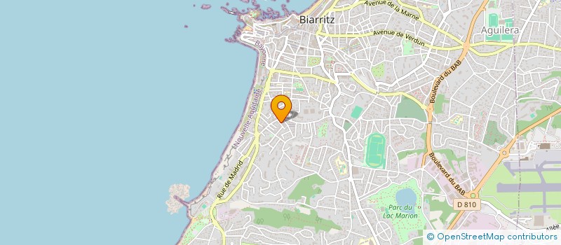 localisation de l'entreprise BIARRITZCORP à BIARRITZ