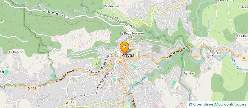 localisation de l'entreprise BIASETTO ALAIN à PRIVAS