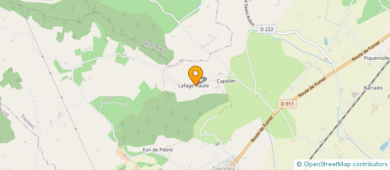 localisation de l'entreprise BIASIORI  TRENTELS