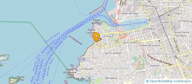 localisation de l'entreprise BIATEL à MARSEILLE