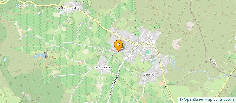 localisation de l'entreprise BIAU CREMAT  LAURET