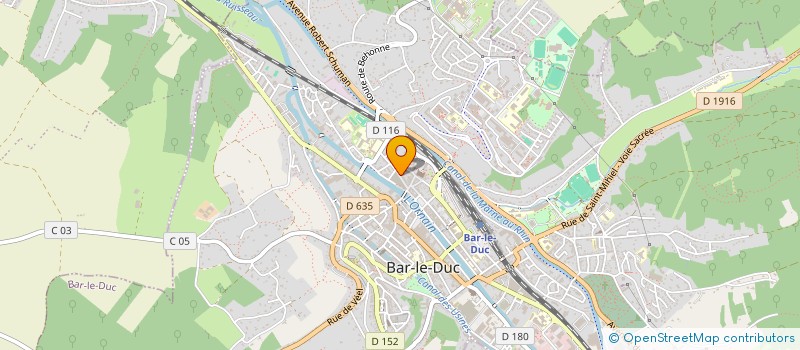 localisation de l'entreprise BIAUCLAIR  BAR-LE-DUC