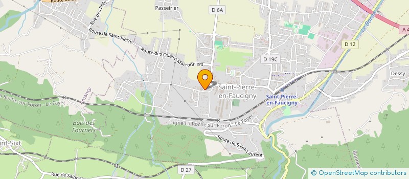 localisation de l'entreprise BIAZZ à SAINT-PIERRE-EN-FAUCIGNY