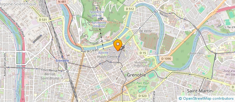 localisation de l'entreprise BIB 38 à GRENOBLE