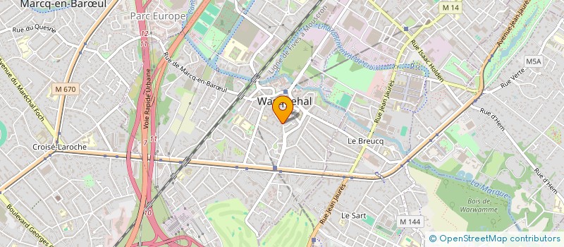 localisation de l'entreprise BIB  MARQUETTE-LEZ-LILLE