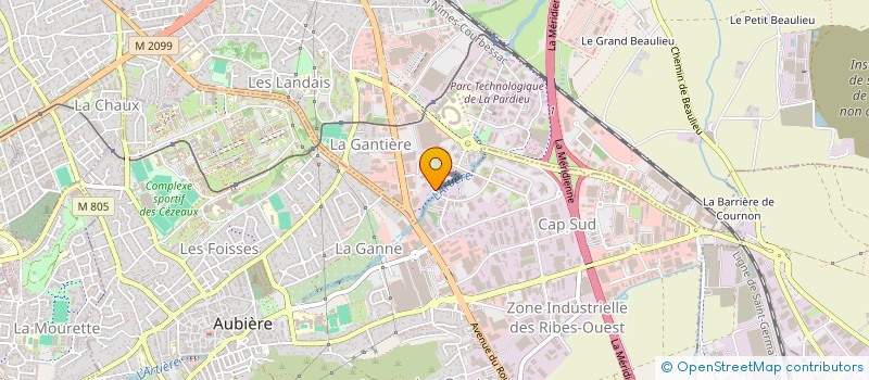 localisation de l'entreprise BIB  CLERMONT-FERRAND