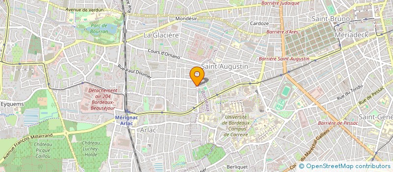 localisation de l'entreprise BIB & CO à MERIGNAC